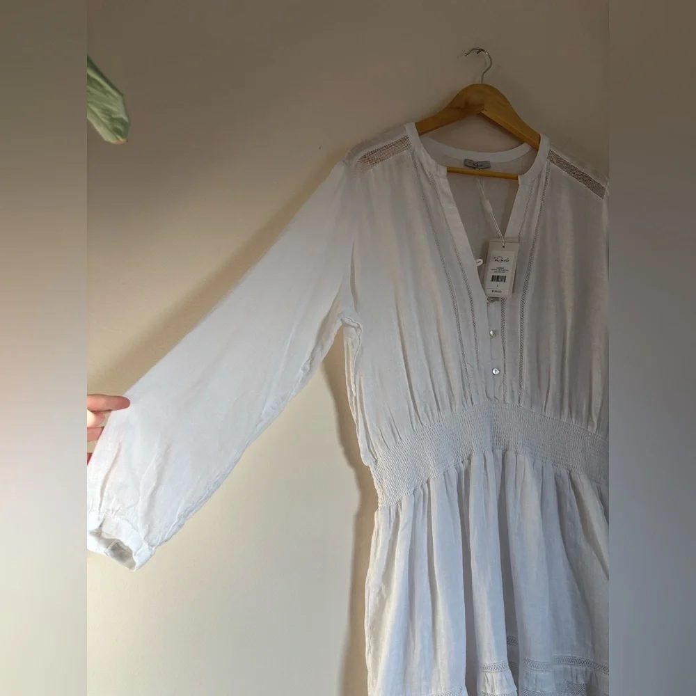 RAILS Jasmine White Lace Detail Dress - Picture 7 of 13